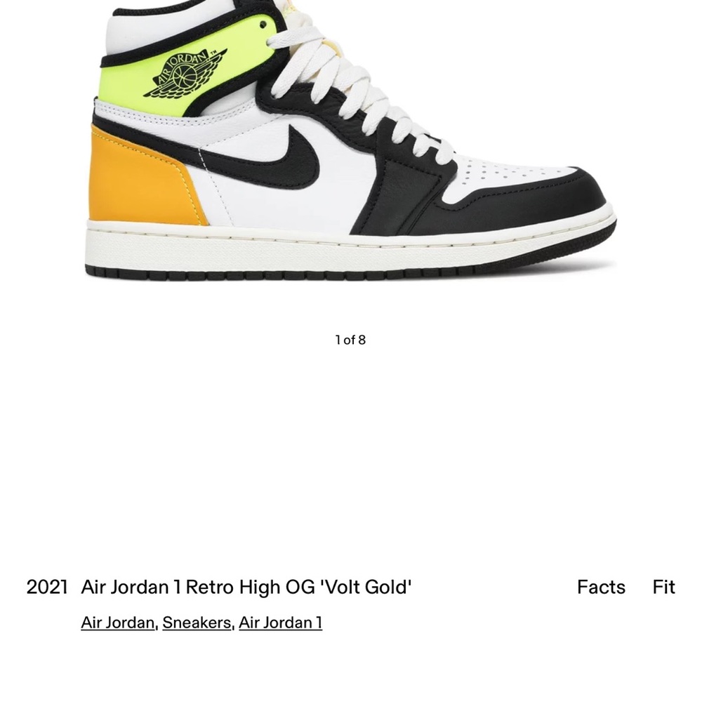 Air Jordan 1 Retro High OG ‘Volt Gold’